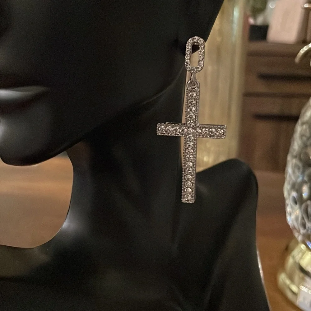 New Cross Dangle Earrings‎